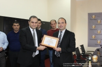 ARTUR HOVHANNISYAN HAS BEEN GRANTED WITH A CERTIFICATE OF HONOR